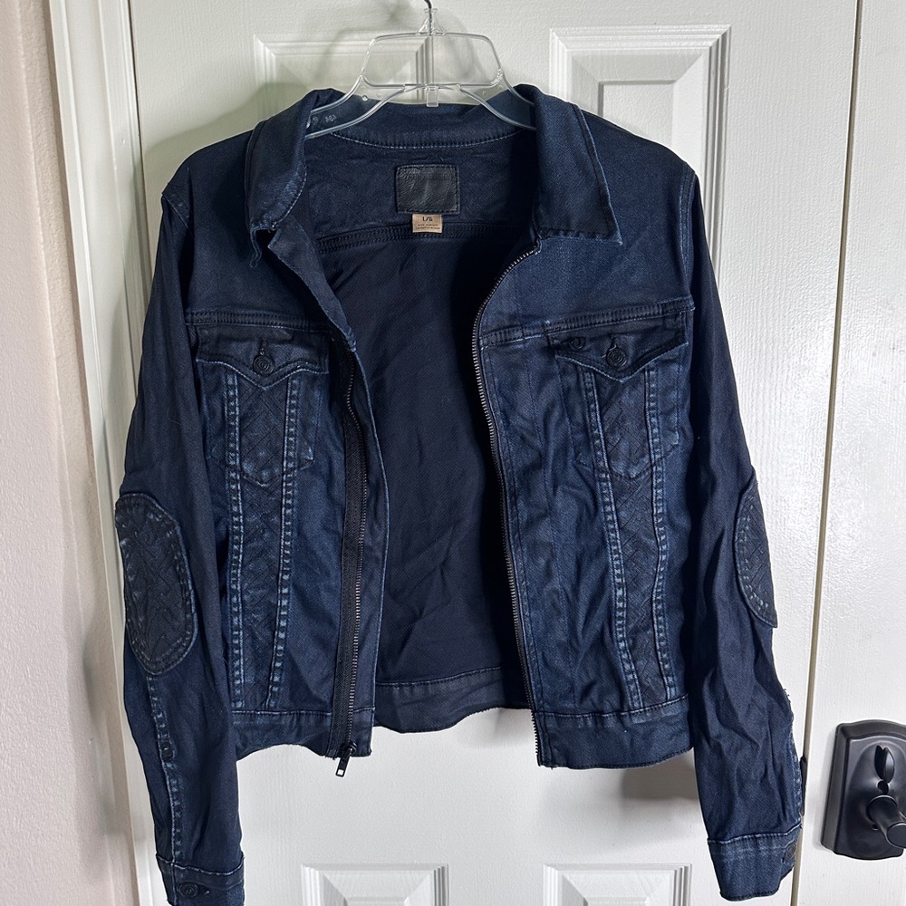 True Religion Cropped Jean Jacket